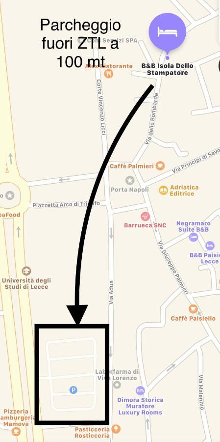 B&B Isola Dello Stampatore Lecce Ngoại thất bức ảnh